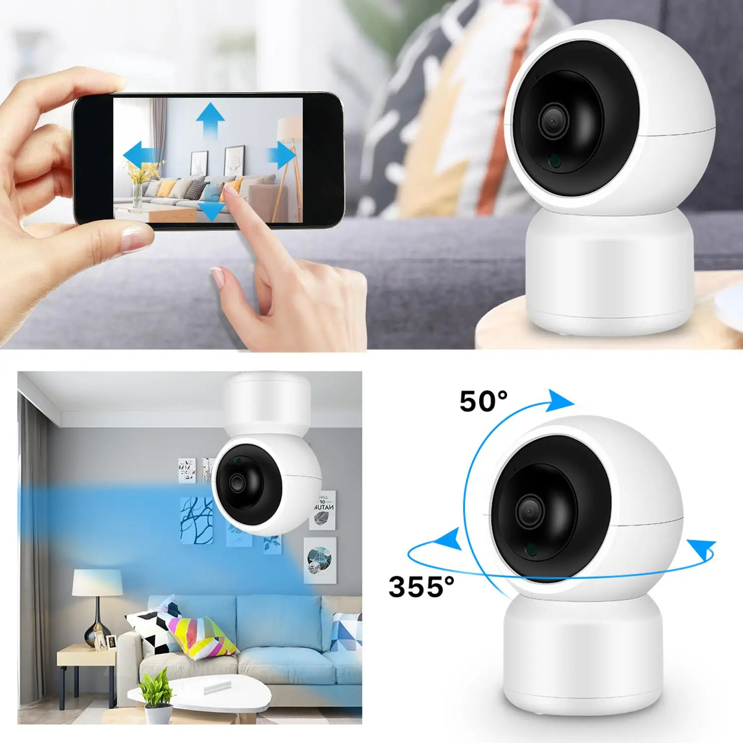 BESDER 1080P IP Camera Wireless Home Security Surveillance Wifi Night Vision CCTV Baby Monitor Smart Track|Камеры