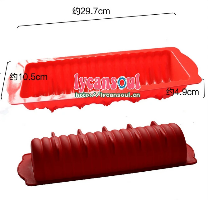Шифон торт для муссов хлеба log hotdog силиконовые формы кулинарные инструменты