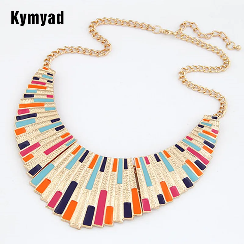 Kymyad массивное ожерелье женские ожерелья и кулоны модный костюм ювелирное