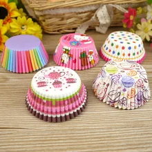 Высокая термостойкость выпечки бумажная Опора торт чашки шоколада Малина обороны смазанные формы кекс кухня