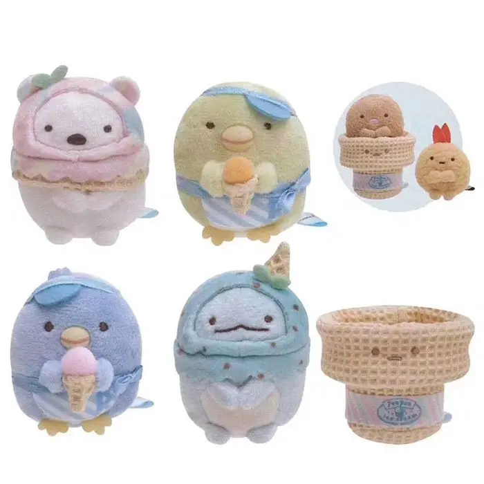 8CM Lovely Anime Sumikkogurashi Ice cream Plush Toys Stuffed Toy Doll Children Gift For Christmas | Игрушки и хобби