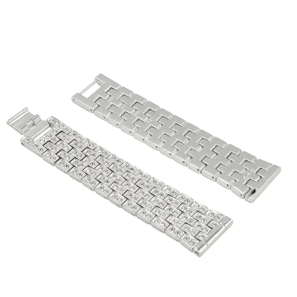 Suitable For Samsung Galaxy Watch Active Hollow Rhinestone Metal Bracelet Strap