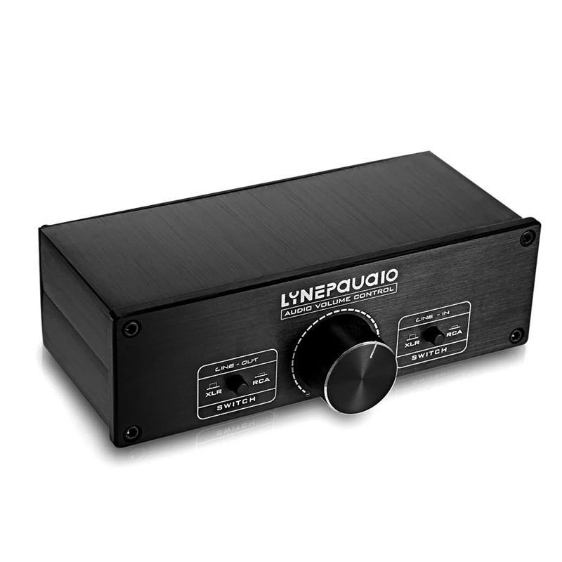 Lynepauaio 2 In 2 Out Switcher регулятор громкости, переключение между rca-сигналом и Xlr балансным сигналом, который подходит для