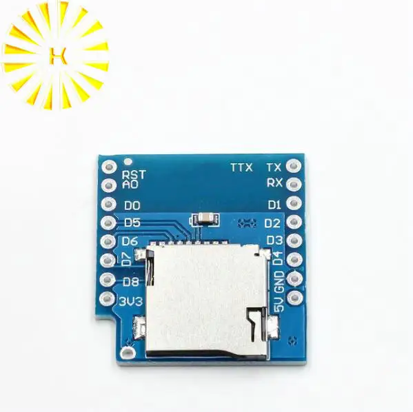 Щит для карты Micro SD WeMos D1 Mini TF WiFi ESP8266 совместимый беспроводной модуль Arduino мини