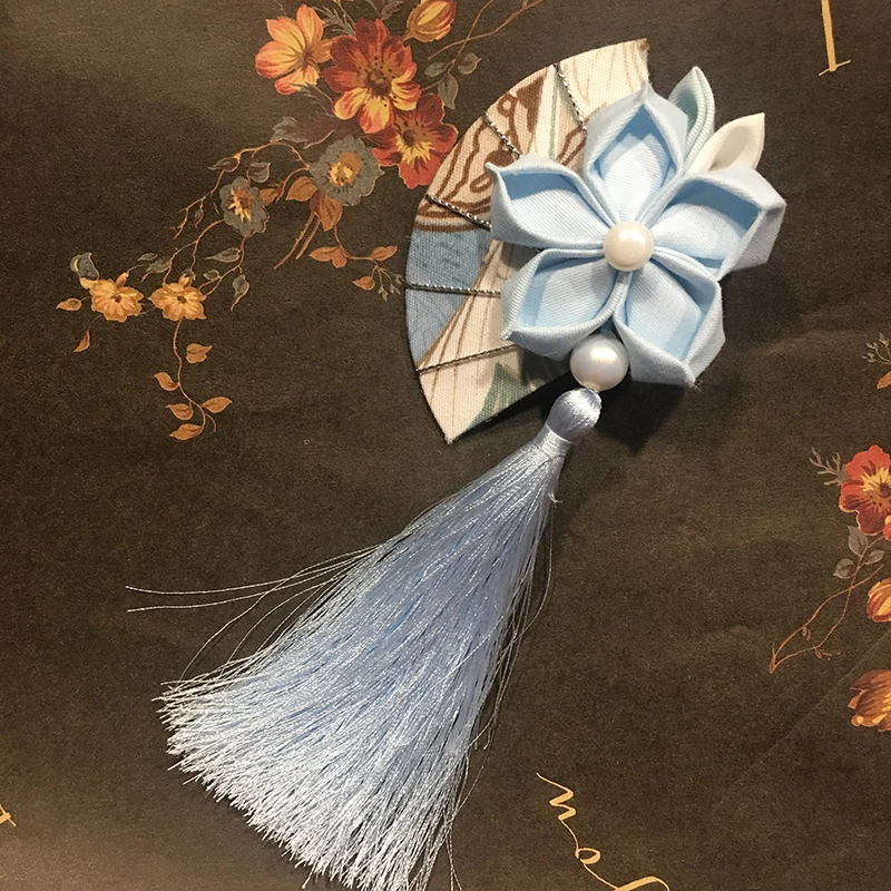 Мульти Стиль Девушки цветок веер заколки для волос Китайский традиционный головной убор ручной работы женские ювелирные изделия подарок китайский стиль кисточка для волос