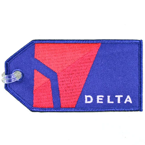 Delta Delta Delta Floral Motto Luggage Tag