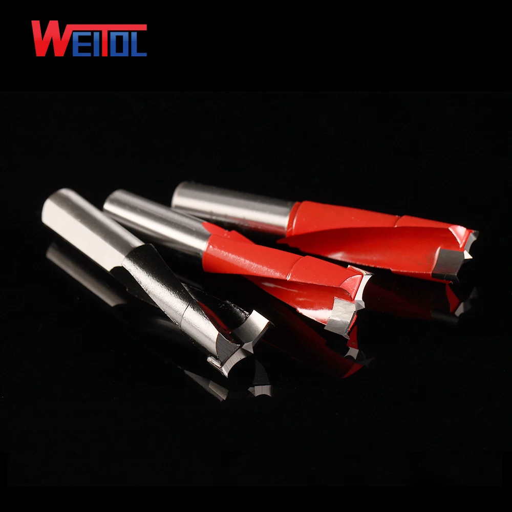 Weitol 1 pcs free shipping router bit for wood Carbide end mill Woodworking row drilling for boring machine Gang drills for wood