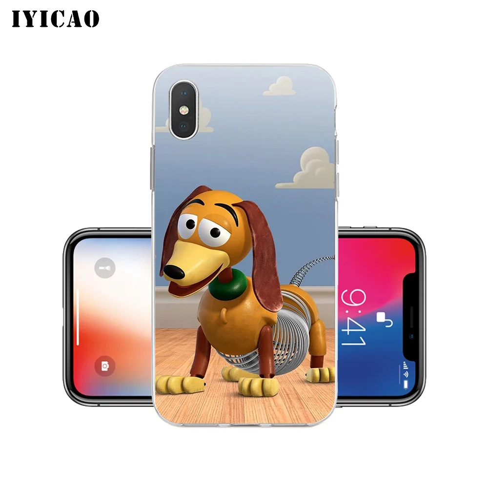 IYICAO игрушка история мягкий силиконовый чехол для телефона iPhone X XR XS MAX 6 6s 7 8 Plus 5 5S SE
