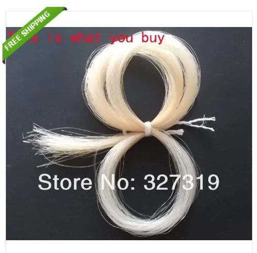 

hank (200pcs) Mongolian Horsehair for Violin Viola Cello Bass Bow new hot sale