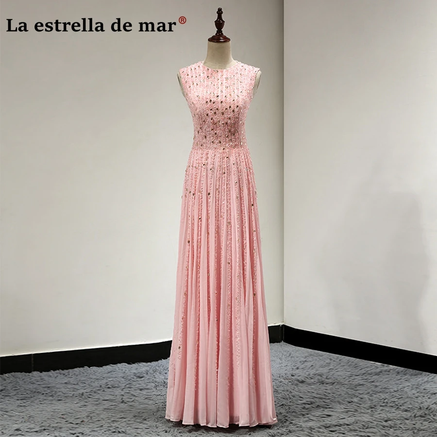 Vestidos de madrinha/Новые шифоновые блестящие персиковые розовые платья подружки