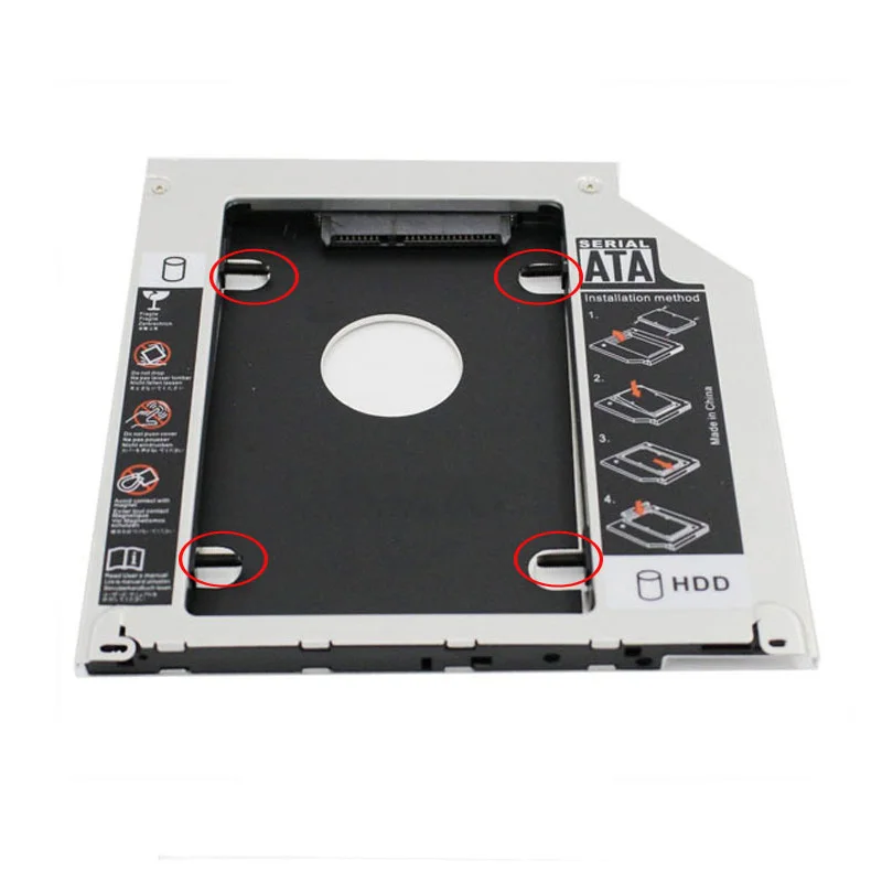 Жесткий диск SATA 2 5 дюйма HDD/SSD Лоток addy для Apple MacBook / Pro 13 15 17 CD/DVD ROM Оптический