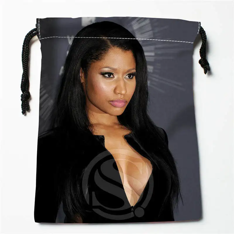 

T&w147 New batman Nicki Minaj Custom Printed receive Bag Compression Type drawstring bags size 18X22cm F725&T147wr