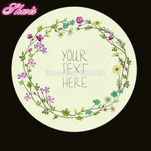 100 шт пользовательские свадебные наклейки бумажный изолирующий слой наклейки на тему пекарни Свадебные украшения Рождественские подарки могут показать любой текст