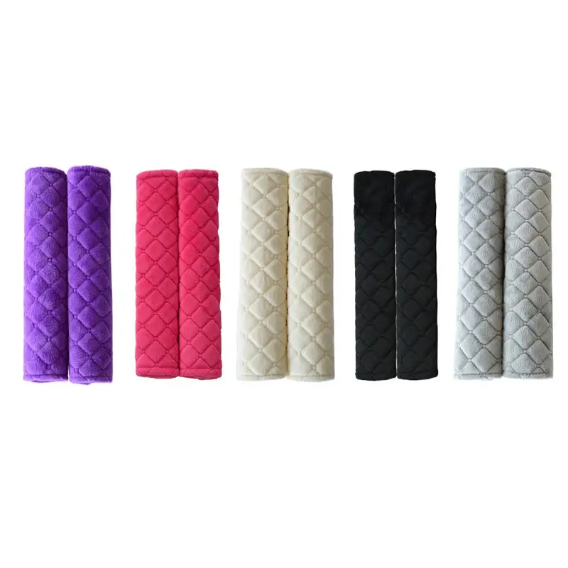 

Car Seat Belt Shoulders Pads Covers goods Cushion Warm Short Plush Safety Shoulder Protection Auto Interior Accessories