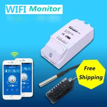 Itead Sonoff TH 10a 16a датчик контроля температуры и влажности для умного дома умный WiFi переключатель приложение беспроводной пульт дистанционного управления
