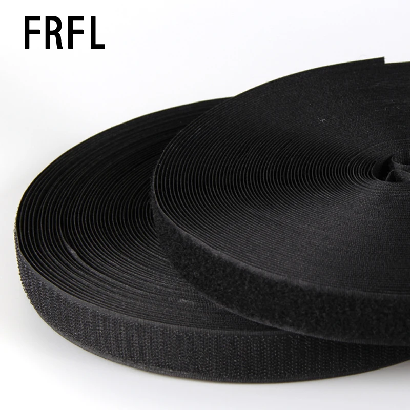 

24 Meters Magic Tape NO Self Adhesive Hook and Loop Fastener Tape sew on Snap Fastener Sewing Accessories for home garment bag