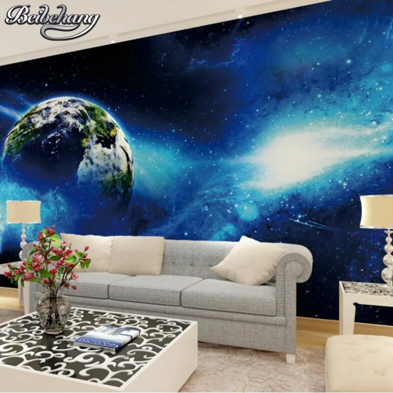 Us 8 1 46 Off Beibehang Custom 3d Photo Wallpaper Mural Night Sky Sky Universe 3d Living Room Bedroom Background Wallpaper For Walls 3 D In