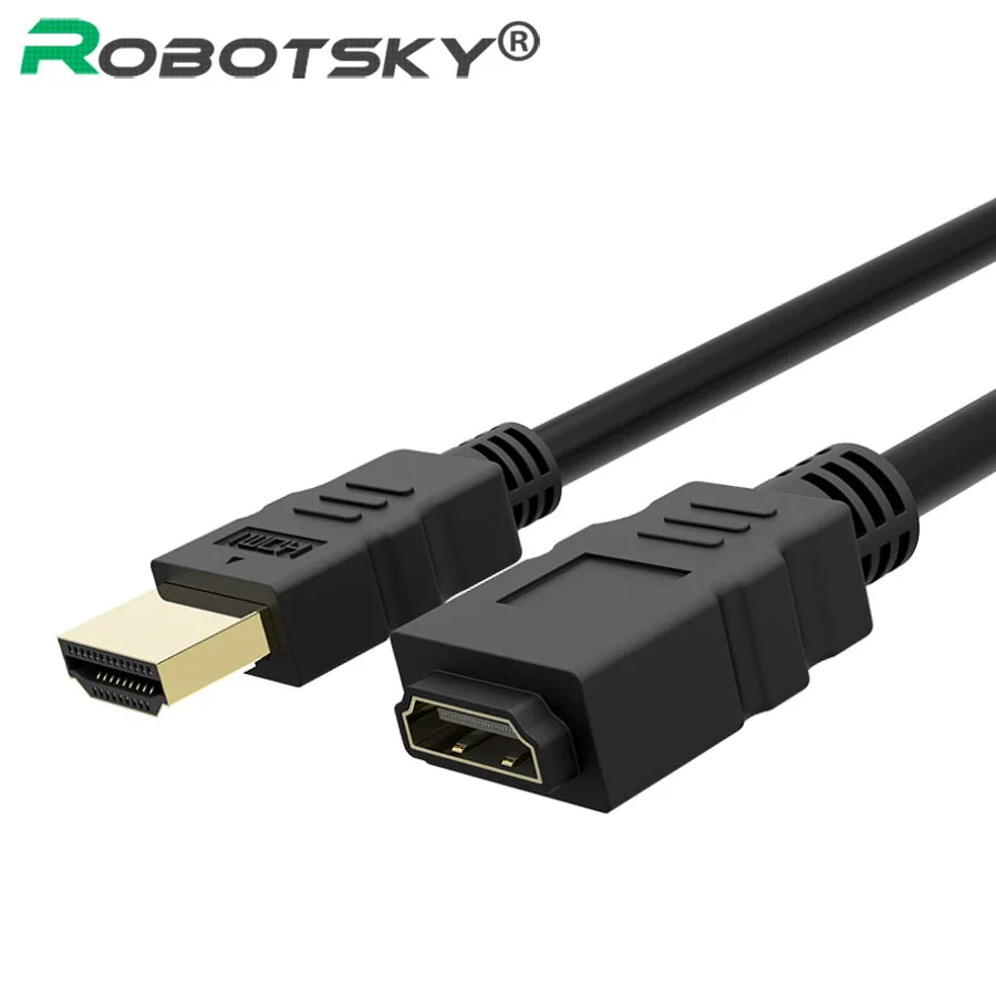 HDMI Extension Cable Male To Female 0.5m 1.64ft HDMI To HDMI 1080p 4K