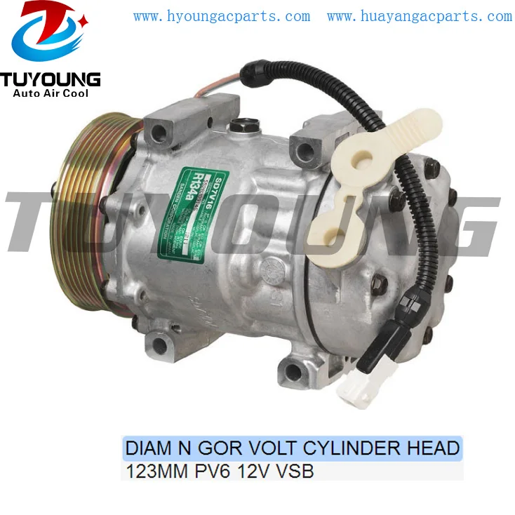 Автоматический компрессор переменного тока 7V16 для Citroen C5 C8 Jumpy Lancia Peugeot 206 406 607 807