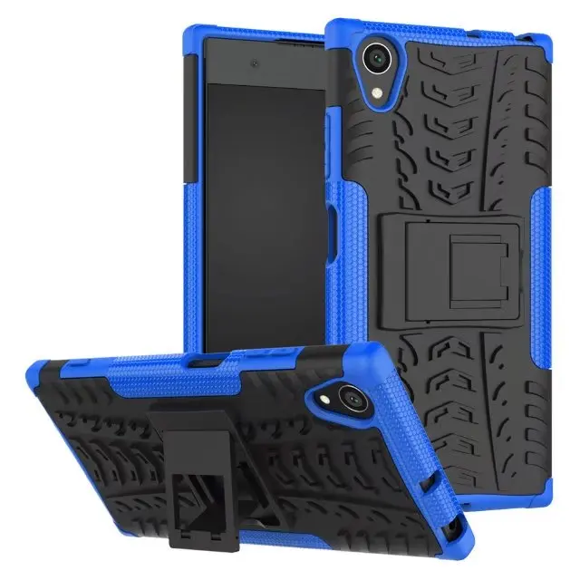 50 шт./лот 2 в 1 TPU+ PC Гибридный ударопрочный чехол для Sony xa1 Plus для Sony XZ1 компактный с подставкой