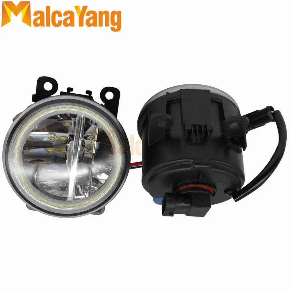 

NEW Angel Eyes 1set CCC For OPEL ASTRA H GTC 2005-2015 6710027 Car styling front bumper LED fog Lights high brightness fog lamps