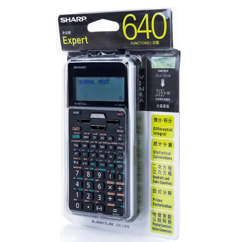 Sharp научный калькулятор функция EL-W991TL физика соревнования в колледж вход экзамена калькулятор экзамена