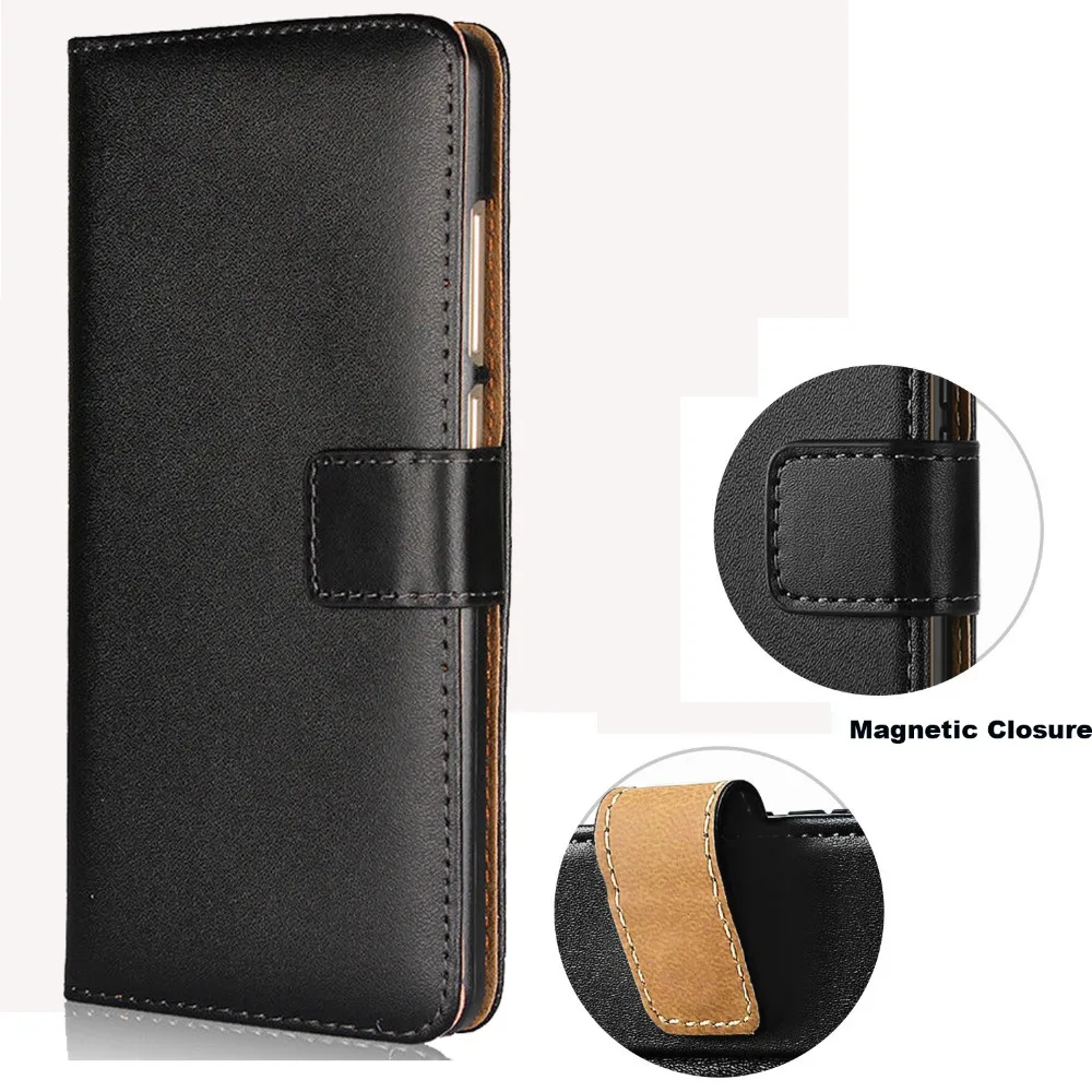 Magetic Genuine Leather Wallet Card Slots Case Cover For Xiaomi Redmi 5 Plus 4X 4A 5A Note 4X Mi 5X Mi A1 Kickstand Phone Case cases for xiaomi blue