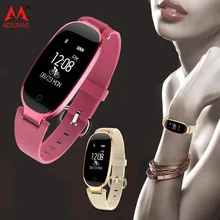 Женский браслет S3 смарт-браслет динамический сердечный ритм браслет с отслеживанием показателей здоровья IP67 Водонепроницаемый Шагомер фитнес-монитор
