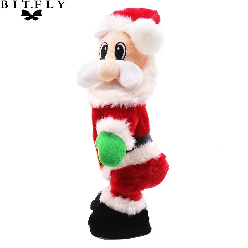 НОВАЯ РОЖДЕСТВЕНСКАЯ электрическая Twerk игрушка Санта-Клаус музыкальная Танцующая кукла рождественский подарок navidad игрушки рождественские подарки для детей - Color: Santa Claus