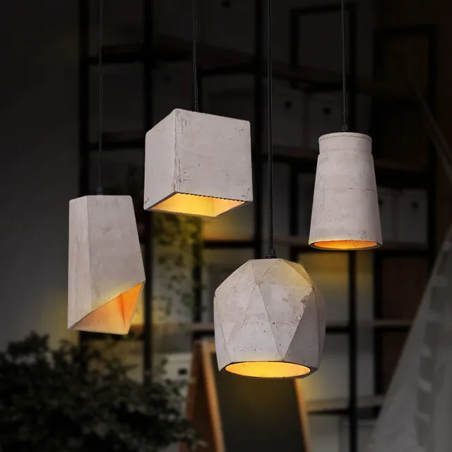 hängende beleuchtung im industriellen stil bar nordic rustikalen zement led pendelleuchten loft stil lampe jahrgang industrielle leuchten retro hängende licht lampen lampara hängende beleuchtung im industriellen stil bar nordic rustikalen zement led pendelleuchten loft stil lampe jahrgang industrielle leuchten retro hängende licht lampen lampara