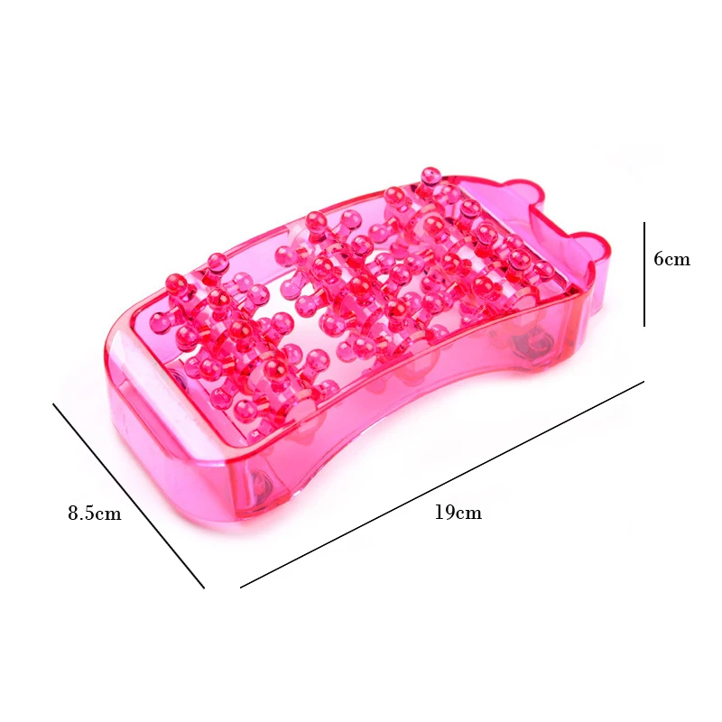 2x New plastic feet massage three rows active massage foot massage acupuncture acne home massager