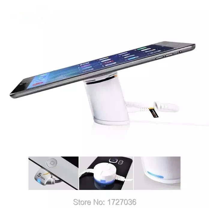 Lote de Segurança de Telefone Stand com Alarme e Função de Carregamento para o Telefone Loja de Varejo Celular Anti-roubo Display Móvel Exposição 5 Pçs - 6 Sistema EAS