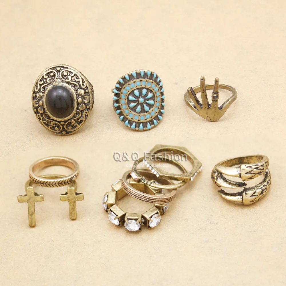Винтажное 10х Золотое племенное купольное балийское календарное кольцо с крестом и драгоценным камнем, Мехико, кольцо на палец для женщин, ювелирные изделия для мужчин, anel Bijoux