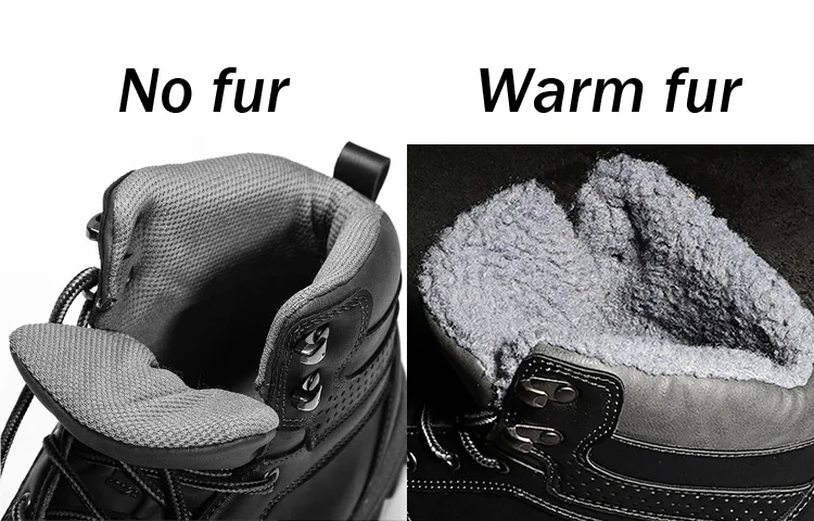 Классические мужские зимние ботинки; плюшевые теплые зимние ботинки в винтажном стиле; осенние Нескользящие мужские Ботильоны; мотоциклетные ботинки размера плюс