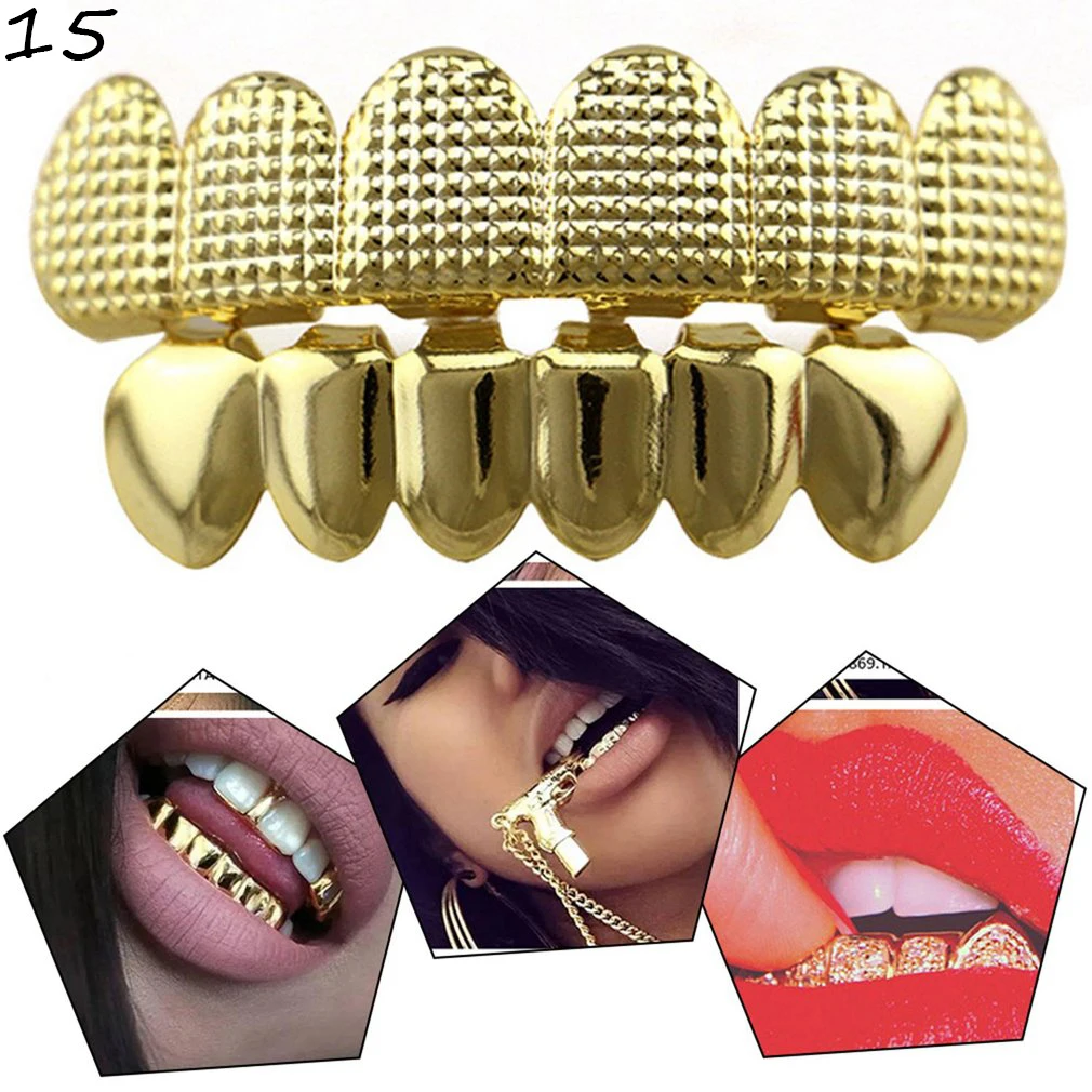 Chistmas Gillz Hip Hop 8 Baces Colo Full Diamond Big Gold