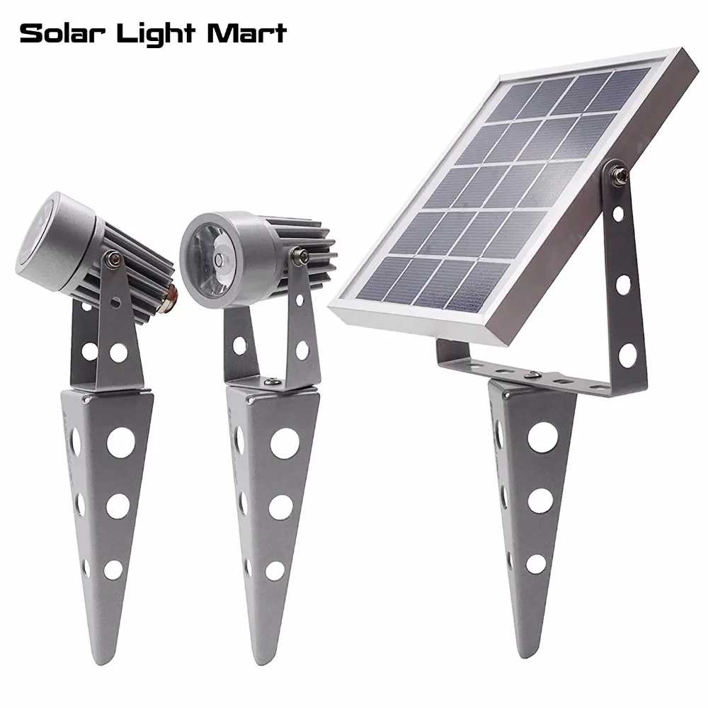 Solar Power LED Flutlicht Wasserdichte Outdoor Garten Landschaft Spot Lampe Hot