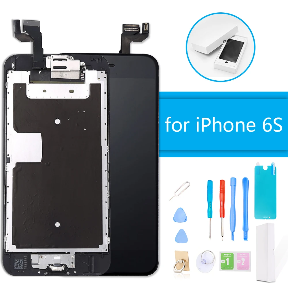 

Luxury Suit LCD Display for iPhone 6S Touch Screen Digitizer Replacement Screen for iPhone 6S LCD Full Assembly + Repair Tools