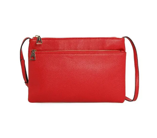 Роскошные брендовые кожаные сумки на плечо для женщин, сумки-мессенджеры, женские вечерние сумки, вечерние дизайнерские сумки через плечо - Цвет: Красный