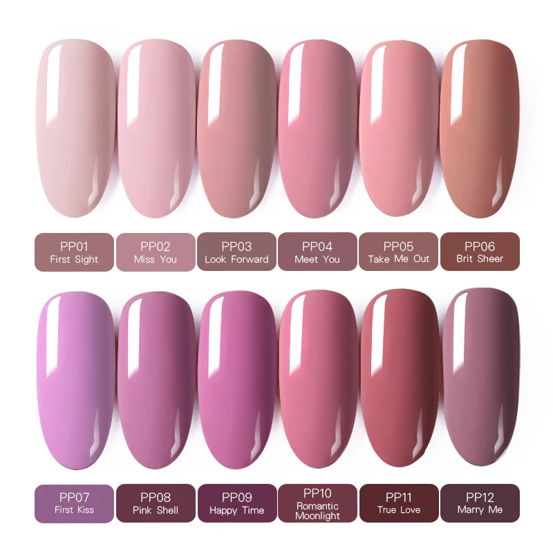 BORN PRETTY 6ml Nail Color Gel Polish Pink Soak Off varnish DIY UV LED Lamp Cured|Гель для ногтей| |