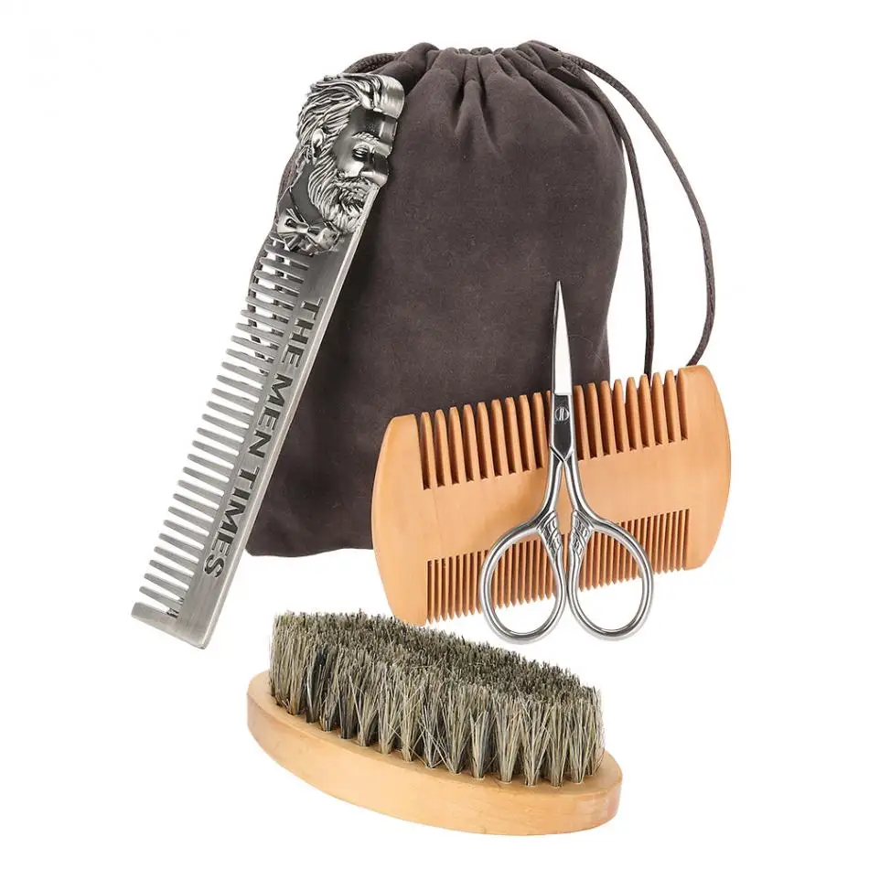 Щетка для бритья, набор двухсторонняя для укладки волос расческа-ножницы ремонт моделирование очистки набор для ухода за зубами