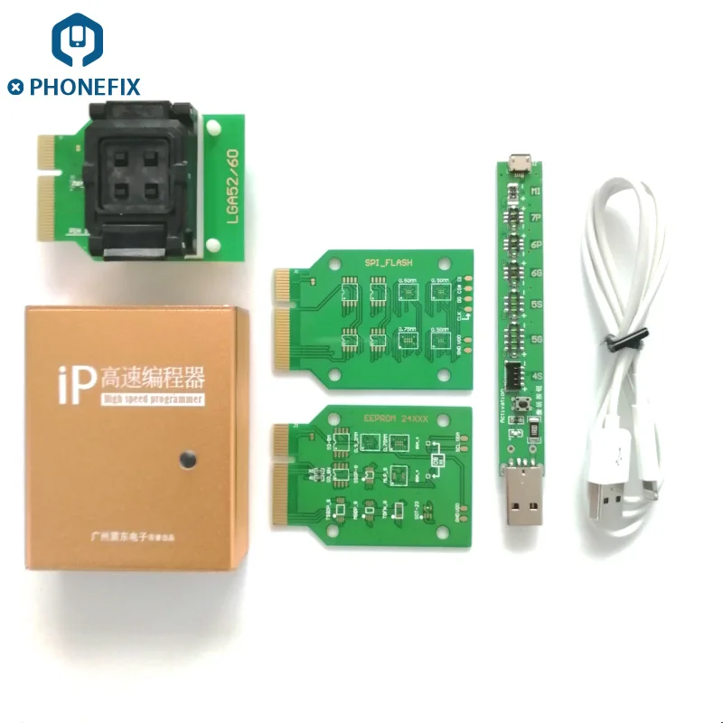 

PHONEFIX IP BOX V2 V3 NAND Programmer with Battery Activation Board and EEPROM IC NAND Flash Read Write Tool for iPhone iPad