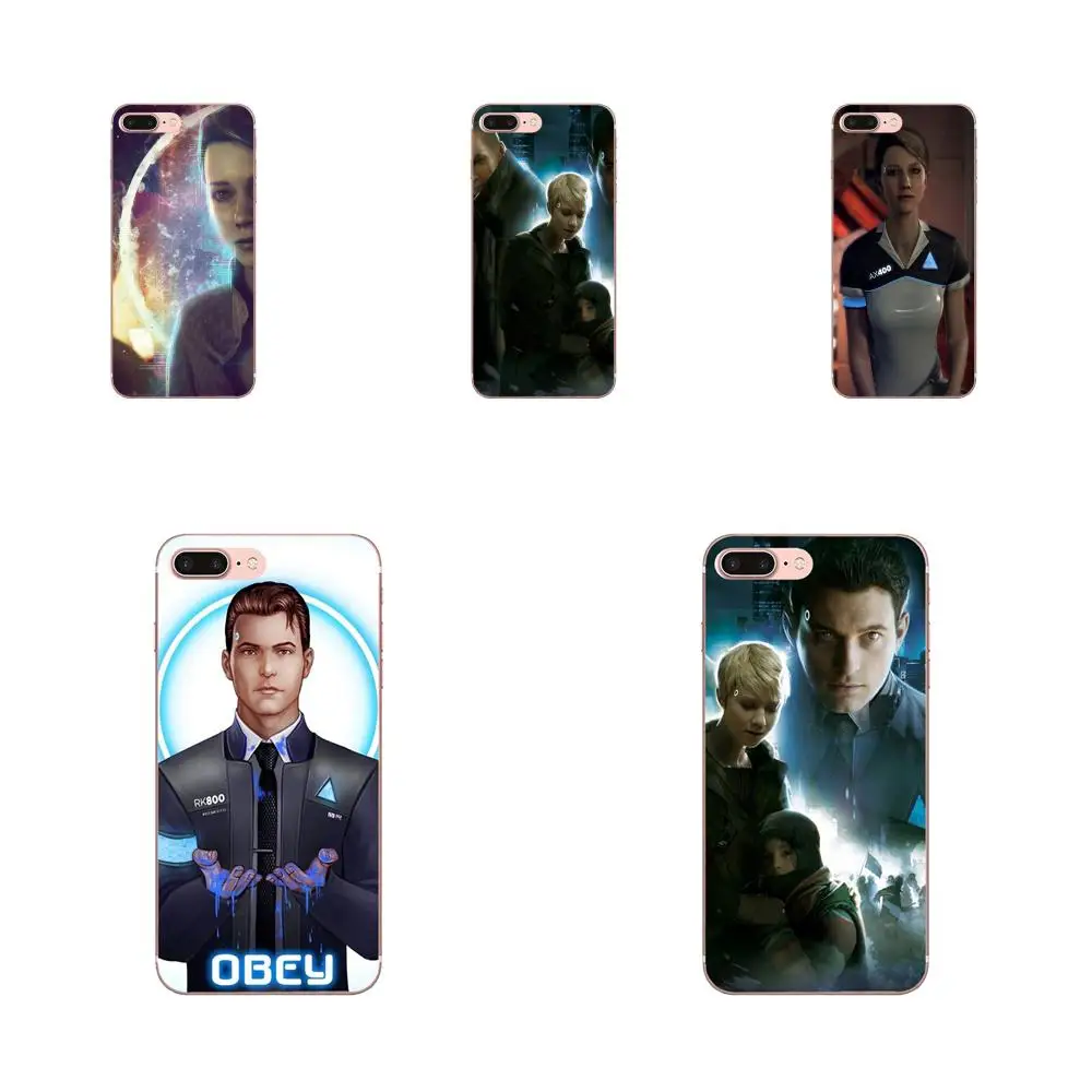 

Detroit Become Human For Sony Xperia Z Z1 Z2 Z3 Z4 Z5 compact Mini M2 M4 M5 T3 E3 E5 XA XA1 XZ Premium Diy Colorful Drawing TPU