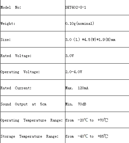 smd passive buzzer