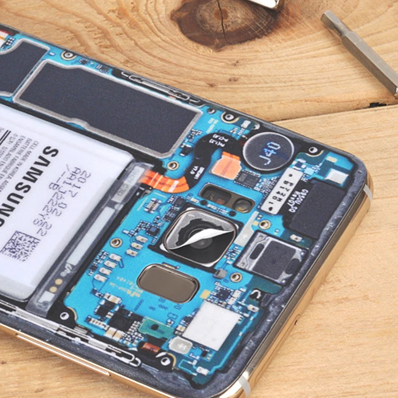 Полное покрытие пленок для задней панели Стикеры для samsung S7 S8 S9 Note8 камуфляж доска Забавный защитный Стикеры не чехол для защиты кромок