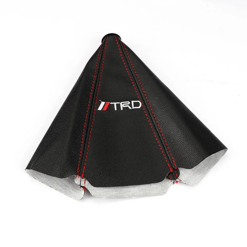 ##BUY TAIHONGYU Free Shipping Universal Boot Stitch TRD Gear Shift Knob Gaiter Glove Cover for Toyota JDM MT AT