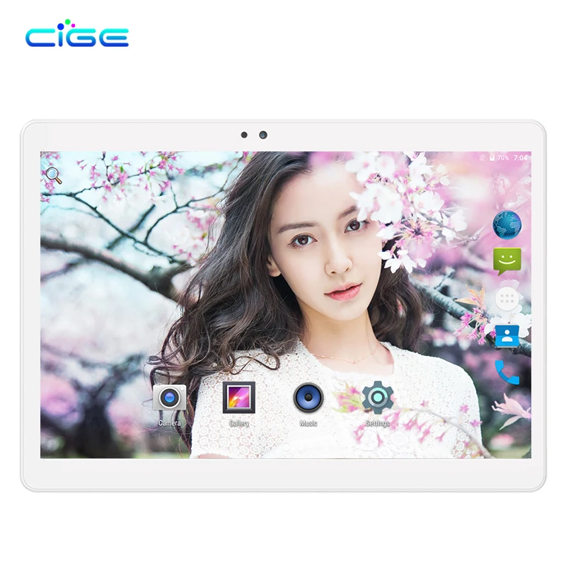 

CIGE 2018 New 10.1 inch Tablet PC Android 7.0 Octa Core 4GB RAM 64GB ROM 1920*1200 IPS Kids Gift Phone Tablets 10 10.1 WiF