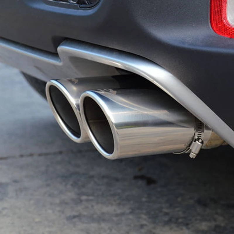 Car Styling Stainless Steel Rear Exhaust Pipe End Tips Tail Pipe