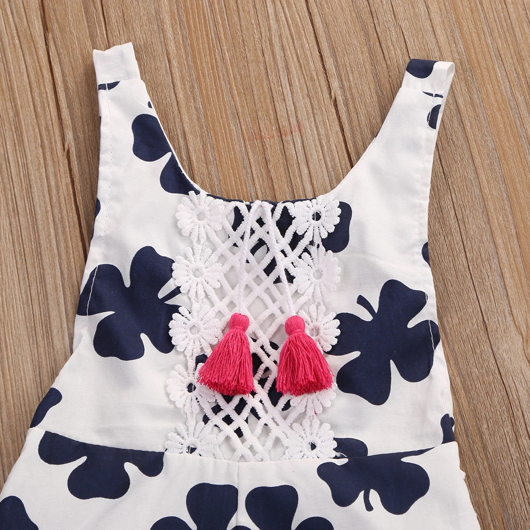 2018 Flower Baby Girls Clothing Newborn Baby Girl Floral Rompers Long Sleeve Jumpsuit Playsuit Summer BabY Girls Clothes