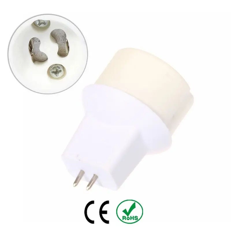 100pcs MR16 to GU10 Lamp Base Socket Bulb Holder Adapter Ceramic LED