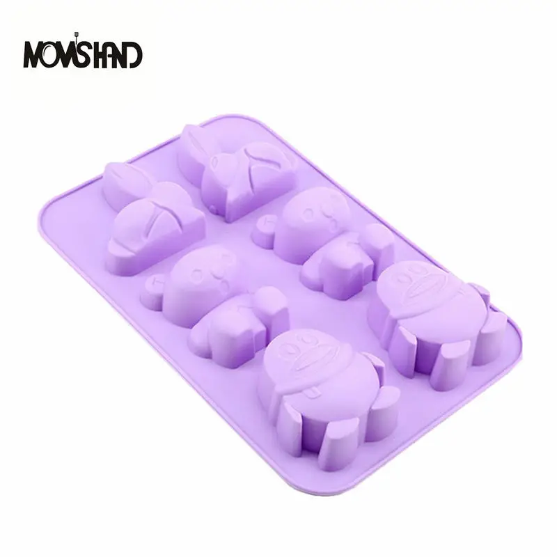 Penguin Silicone Cake Baking Mold Cake Pan Handmade Soap Moulds Biscuit